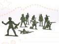 Miniatyrbild 5 av 11: Leksakssoldater Set - Militärbas - 114-delar
