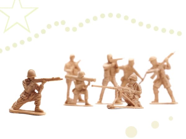 Leksakssoldater Set - Militärbas - 114-delar