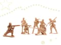 Miniatyrbild 6 av 11: Leksakssoldater Set - Militärbas - 114-delar