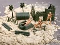 Miniatyrbild 8 av 11: Leksakssoldater Set - Militärbas - 114-delar