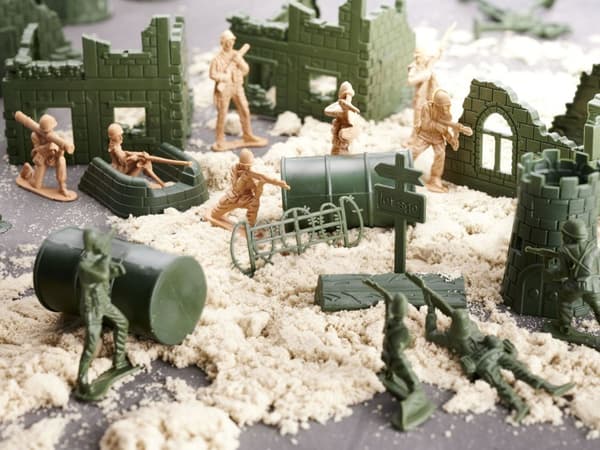 Leksakssoldater Set - Militärbas - 114-delar