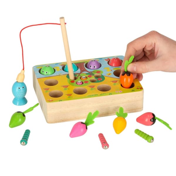 Magnetiska viltfiske insekter grönsaker