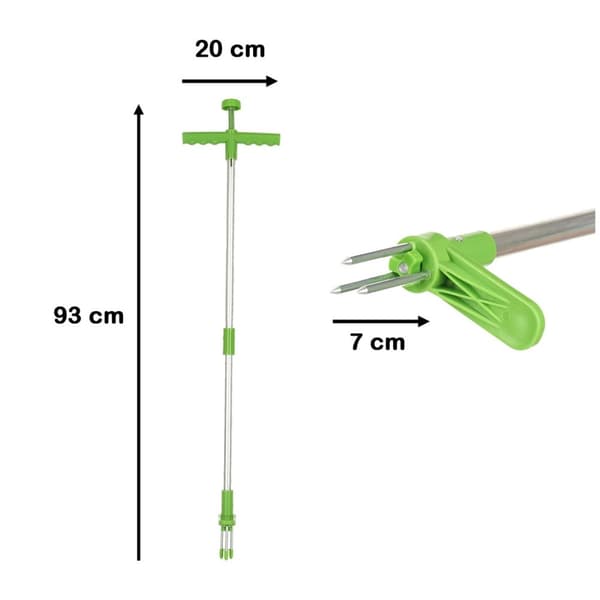 Teleskopisk rotuppdragare för ogräs, 93 cm