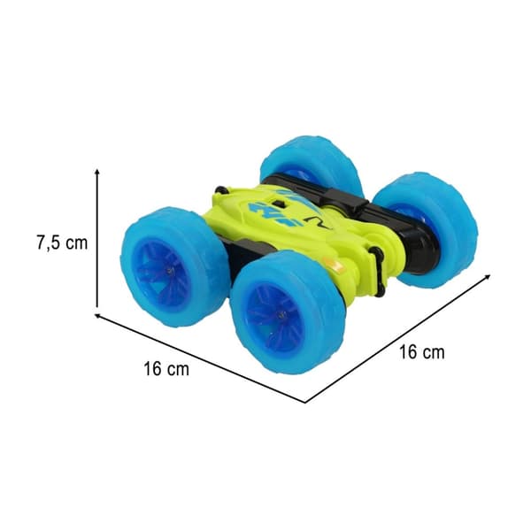 RC Revolt Flip Speeder fjärrstyrd bil med lysande hjul