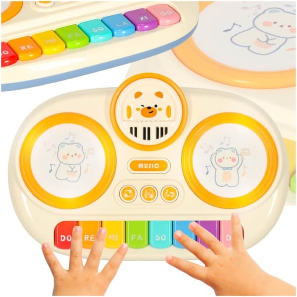 Barnens ekologiska piano, pedagogiskt beige
