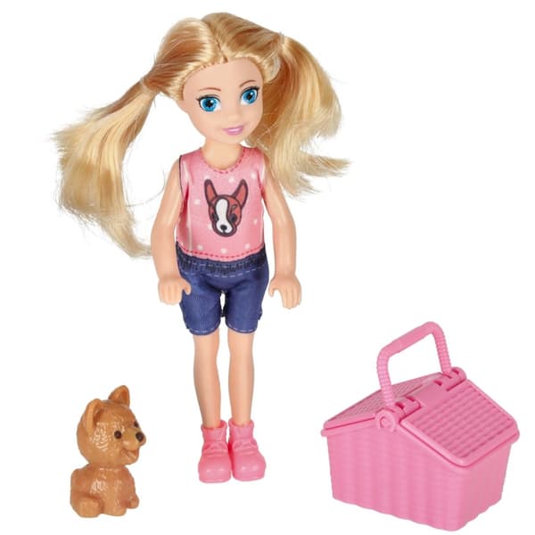 Dockbil cabriolet rosa 4 el.
