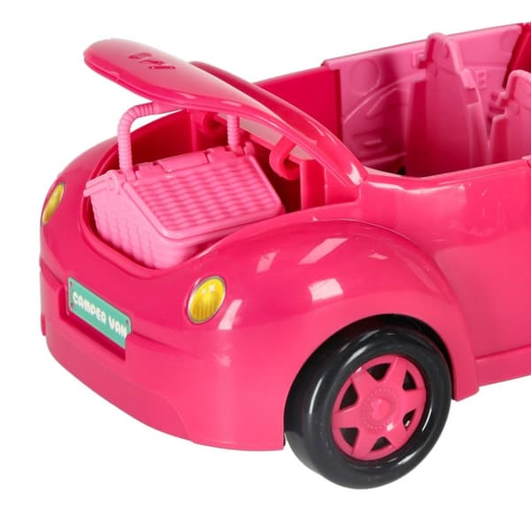Dockbil cabriolet rosa 4 el.
