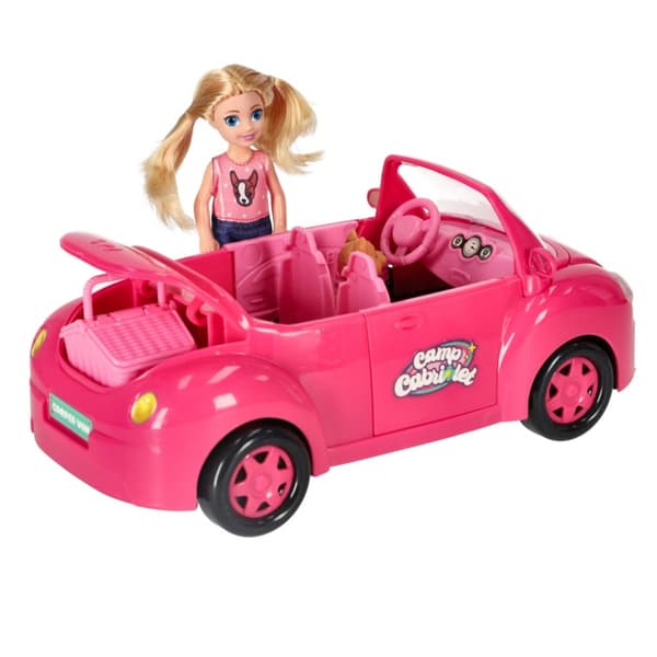 Dockbil cabriolet rosa 4 el.