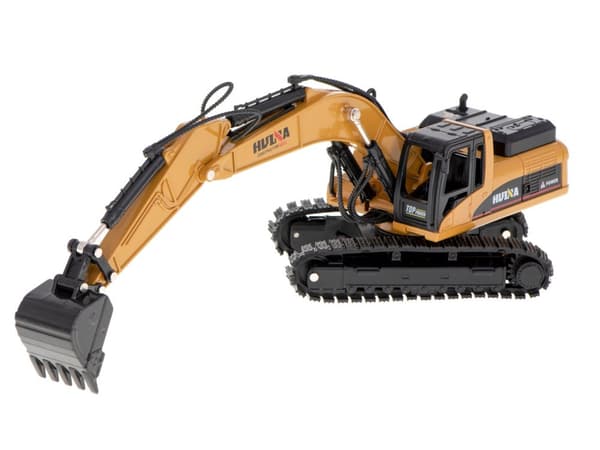 Gjuten H-toys 1710 1:50 metallbandgrävmaskinsmodell