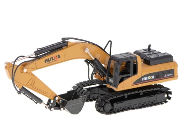Gjuten H-toys 1710 1:50 metallbandgrävmaskinsmodell