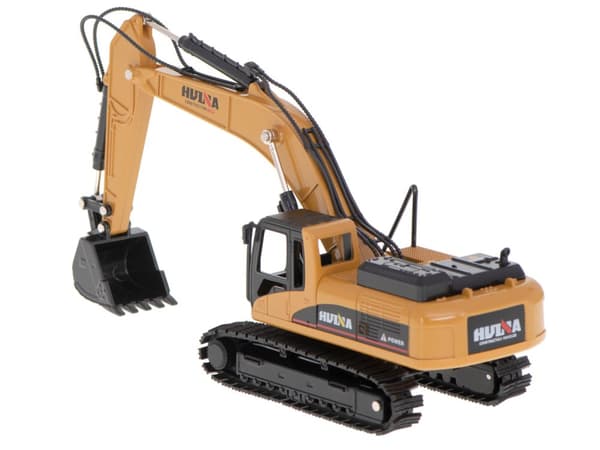 Gjuten H-toys 1710 1:50 metallbandgrävmaskinsmodell