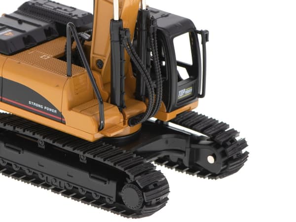 Gjuten H-toys 1710 1:50 metallbandgrävmaskinsmodell