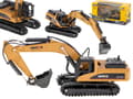Miniatyrbillede 1 af 9: Gjuten H-toys 1710 1:50 metallbandgrävmaskinsmodell