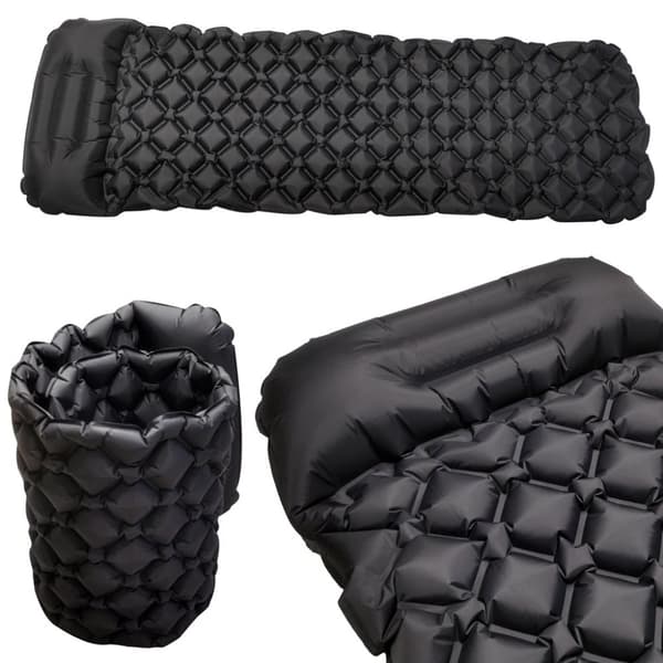 Vandringsmatta Carimata madrass 190x60x6cm svart