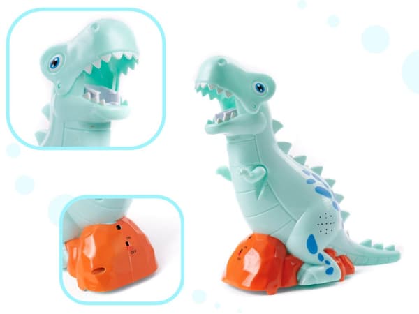 Dinosauriebana med ljud och ljus