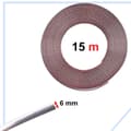 Miniatyrbilde 4 av 5: Kromad dekorativ självhäftande remsa för bil 15mm x 15m