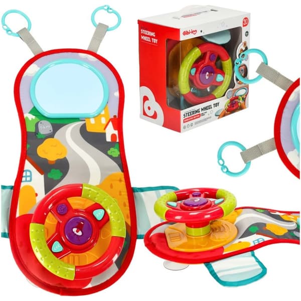 Interaktiv matta med babyratt för bilen vattentät