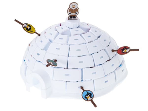 Skicklighetsspel bygga igloos pingviner