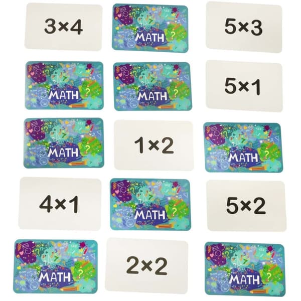Pedagogisk multiplikationstabell i trä, ko