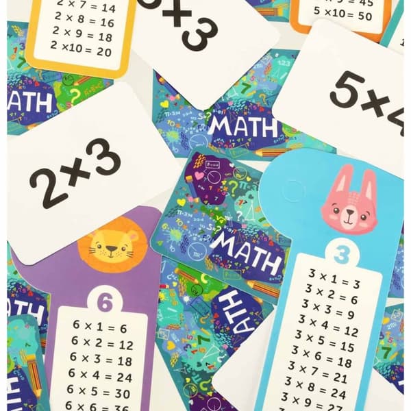 Pedagogisk multiplikationstabell i trä, ko