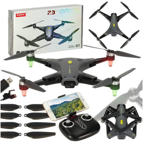 Syma Z3PRO 2.4GHz 4CH Wi-Fi RC drönare svart