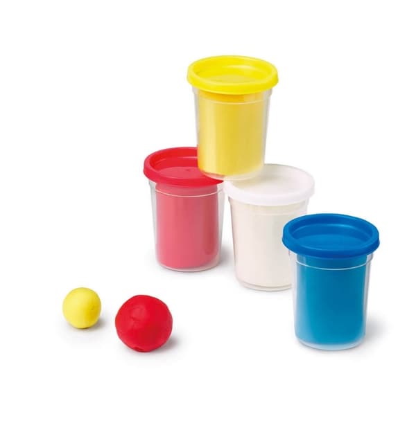Plastmassa primärfärger 4x114g Kreativ