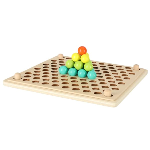 Pedagogiskt Montessori-pärlbolls mosaikpussel 77el.