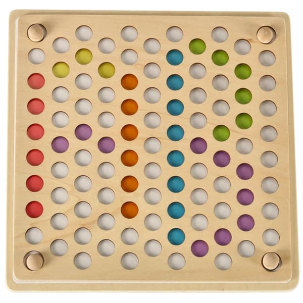 Pedagogiskt Montessori-pärlbolls mosaikpussel 77el.