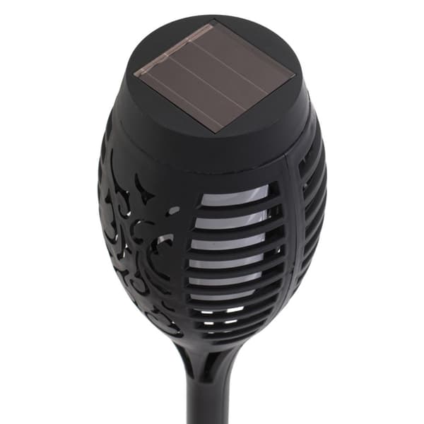 Solcellsdrivna trädgårdslampor 12 LED 4 st.