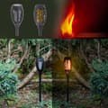 Miniatyrbilde 7 av 7: Solcellsdrivna trädgårdslampor 12 LED 4 st.