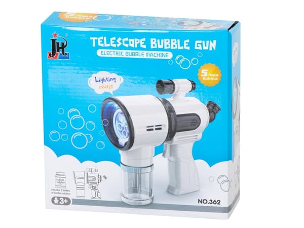Tvålbubbla pistol vit