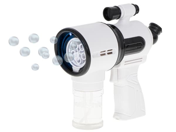 Tvålbubbla pistol vit