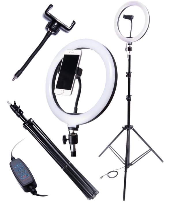 60W RING LED selfie-sminklampa