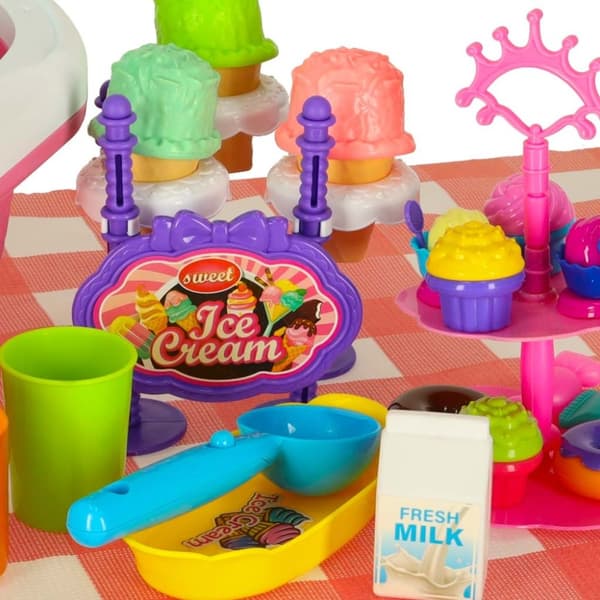 Picknickkorg desserter glassbar leksaksmat