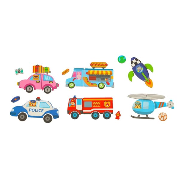 Magnetiskt transportmedel pussel