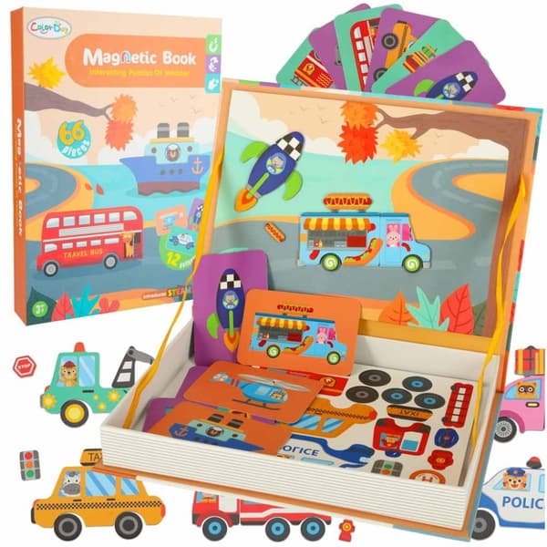 Magnetiskt transportmedel pussel