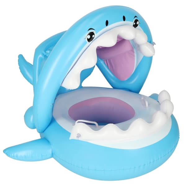 Shark uppblåsbar jollemadrass