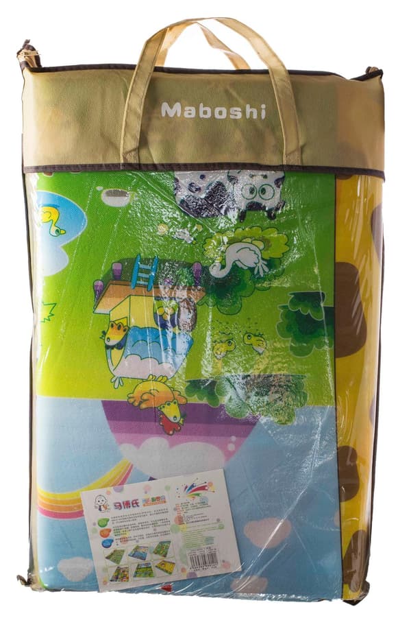 Pedagogisk dubbelsidig skummatta ZOO 200cm x 180cm x 0,5cm