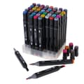 Miniatyrbild 8 av 11: 48-Pack Tuschpennor med Fodral - Färgpennor Dubbelsidiga Pennor