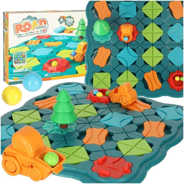 Pussel brädspel labyrint hinderbana 28el