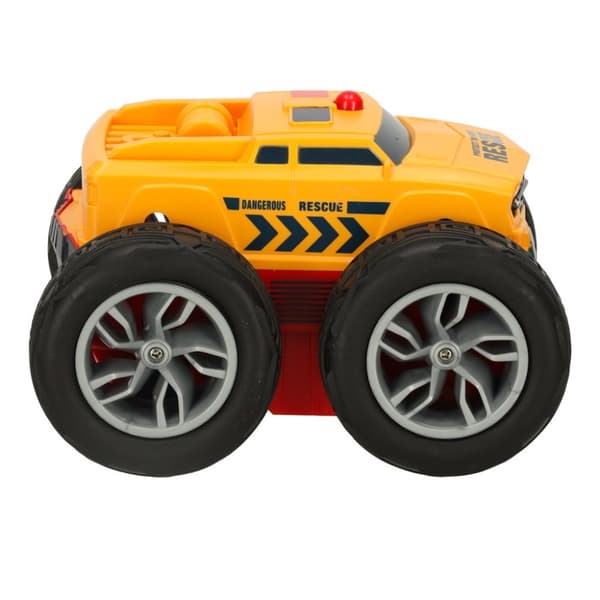 RC Revolt 2-sidig Rescue Racer blå fjärrstyrd bil