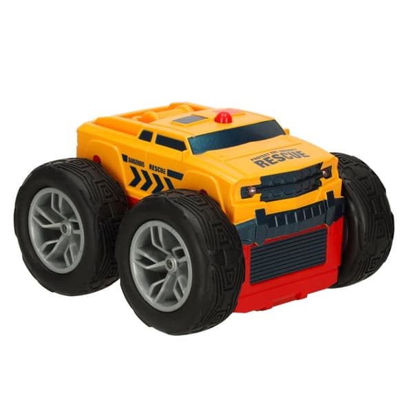 RC Revolt 2-sidig Rescue Racer blå fjärrstyrd bil