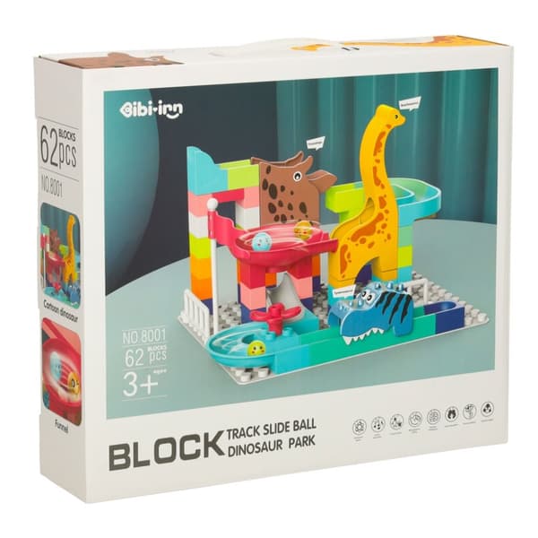 Kreativa block dinosauriepark bollbana 62 st