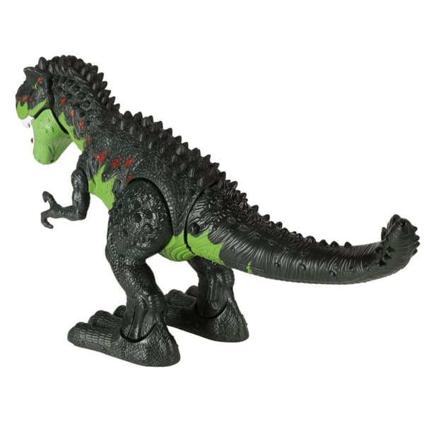 T-REX elektronisk dinosaurie går och ryter grönt