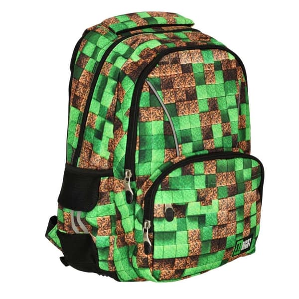 Straight Pixel Cubes skolryggsäck