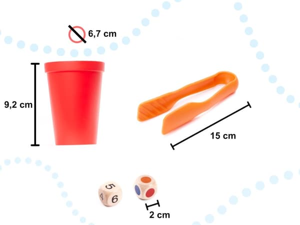 Kreativa småsten färgglada Montessoripussel