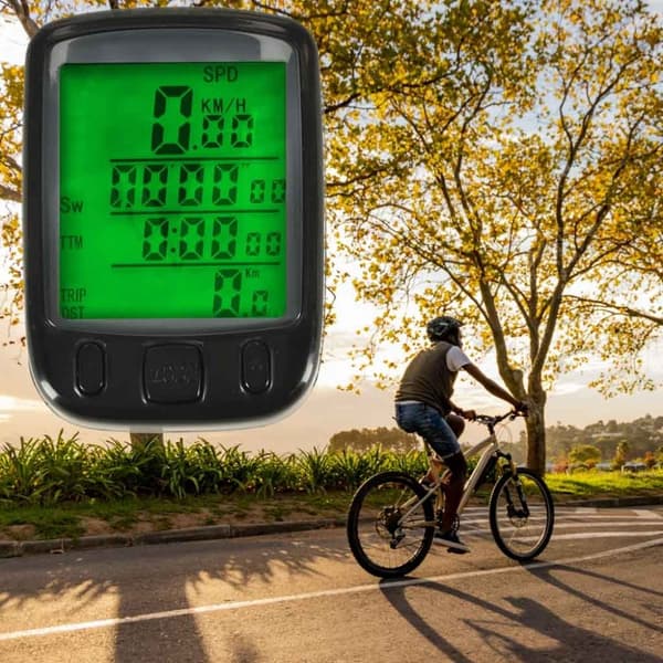 Vattentät trådbunden cykelräknare 25 i 1