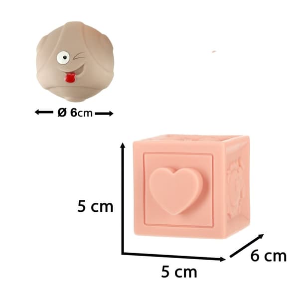 Sensoriska mjuka pedagogiska bollblock 15 element