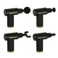 Miniatyrbilde 7 av 11: Massagepistolmassageapparat 4 ändar svart