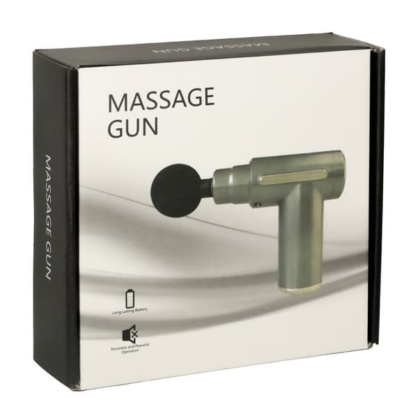 Massagepistolmassageapparat 4 ändar svart